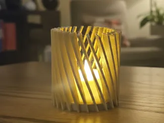 Spiral Tea Light Holder