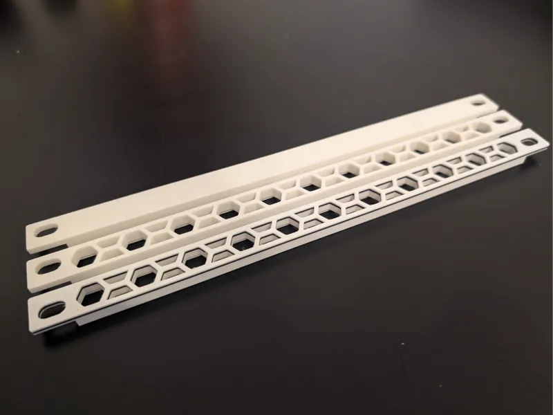 10" Rack 1/3U Vent and Blank Plates