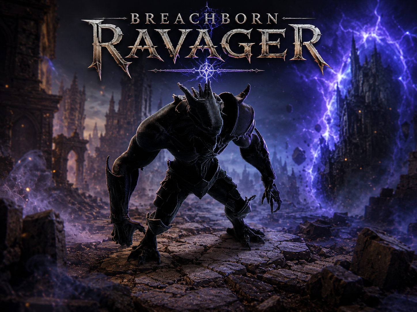 Breachborn Ravager Fantasy Miniature