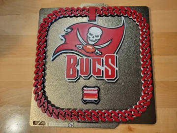 Accesorio para impresora 3D: Tampa Bay Buccaneers Hype Chain - Single AMS — vista de referencia 4