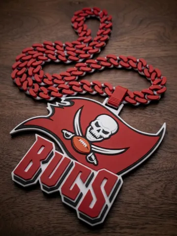 Accesorio para impresora 3D: Tampa Bay Buccaneers Hype Chain - Single AMS — vista de referencia 2