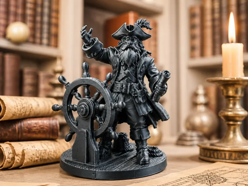 Sea Captain Sculpture - Nautical Figurine