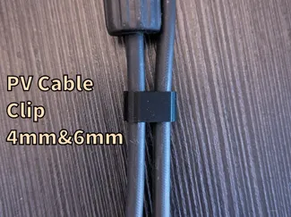 PV Solar Cable Clip 4mm & 6mm
