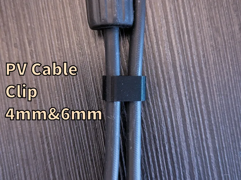 PV Solar Cable Clip 4mm & 6mm
