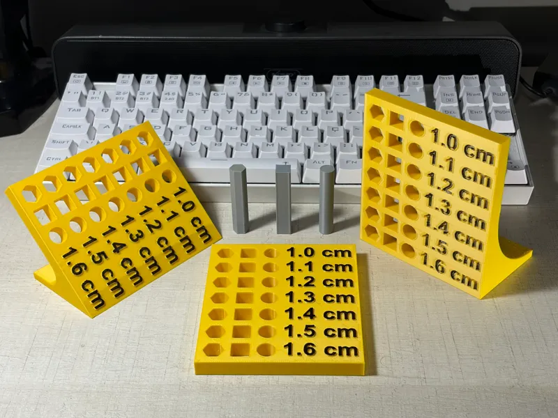 Tolerâncias de encaixes para peças em 3D