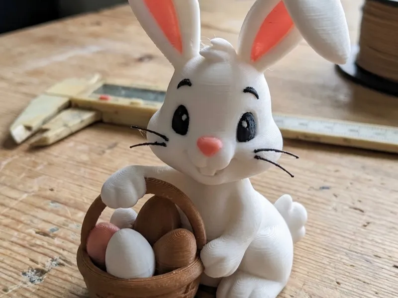 Easter Rabbit hare cute happy easter colorfull