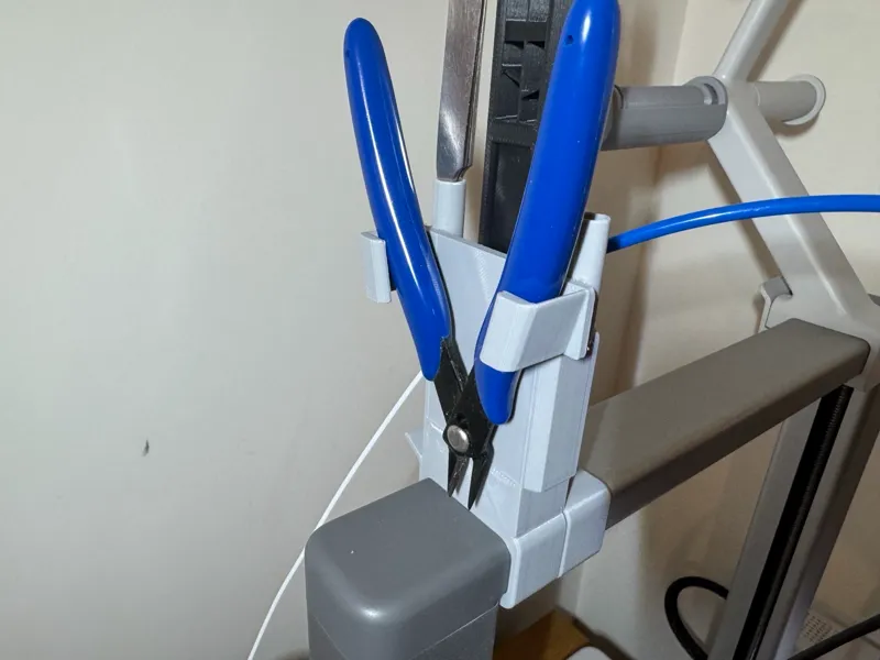V3 Bambu A1 top mount holder for scraper and tools