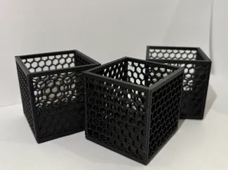 Stackable Parametric Box - Decorative | Hex