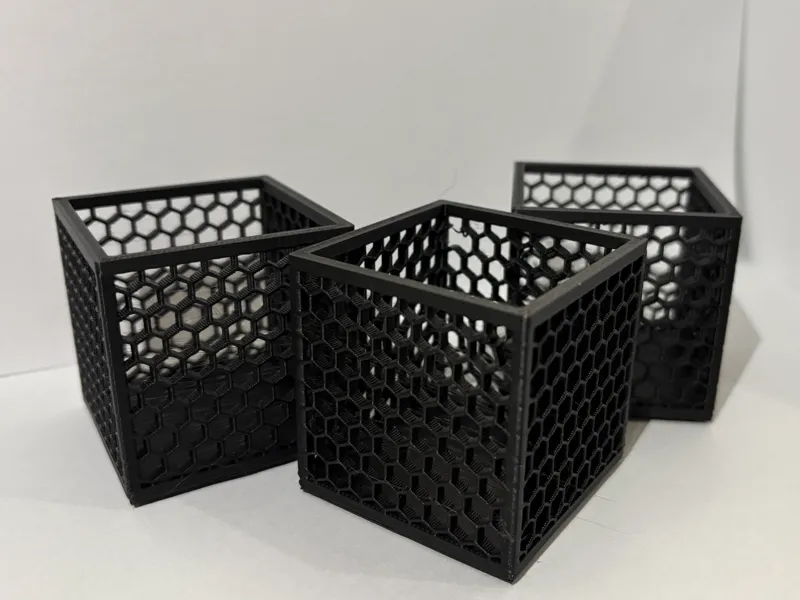 Stackable Parametric Box - Decorative | Hex