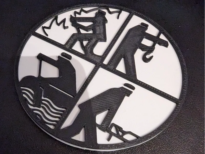 Retten Löschen Bergen Schützen Logo der Feuerweh