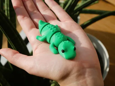 Tiny Cute Flexi Crocodile - Wiggle Croc