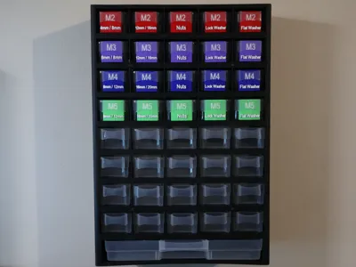 Part ID Insert for Harbor Freight Shelf