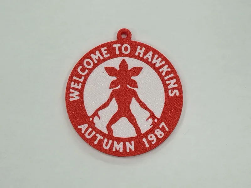 Llavero FanArt Stranger Things: Welcomo to Hawkins