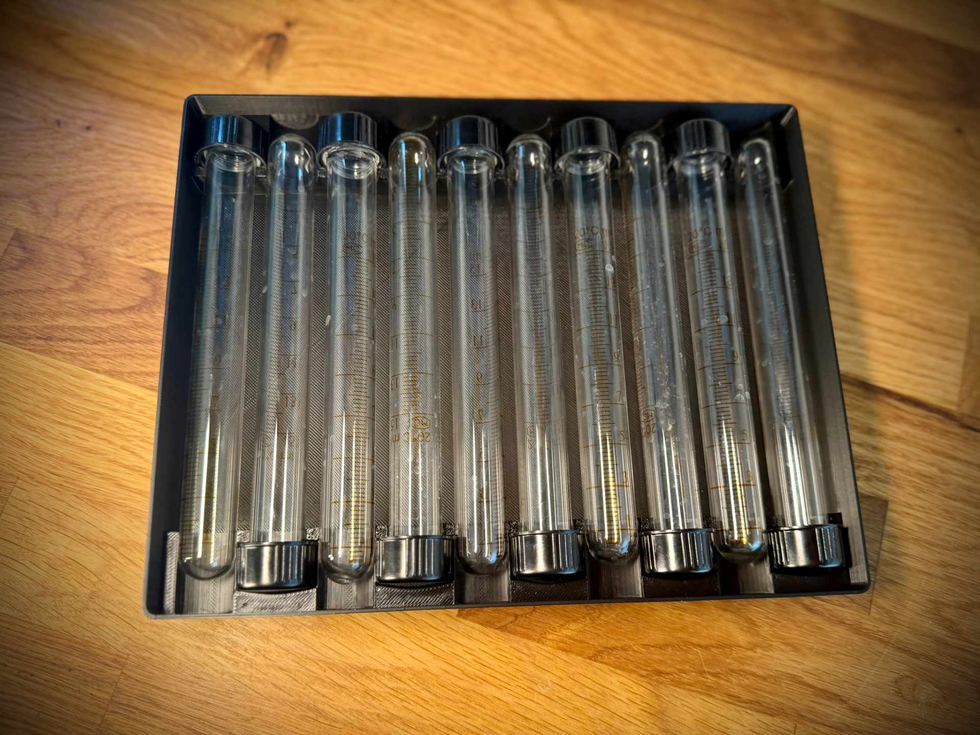 Gridfinity Test Tube Holder 15 ml (Dual Layer)