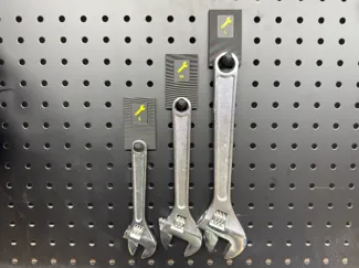 Pegboard Hook for Crescent Wrench Set