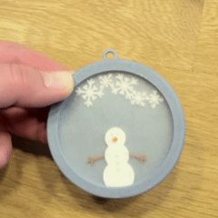Schneekugel Anhänger (ohne AMS)