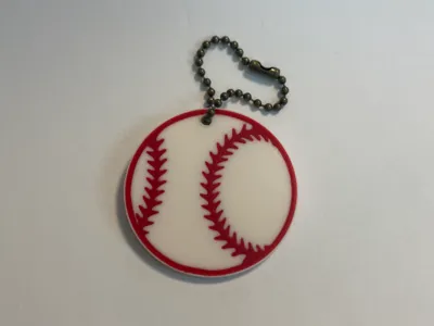 Baseball Keychain