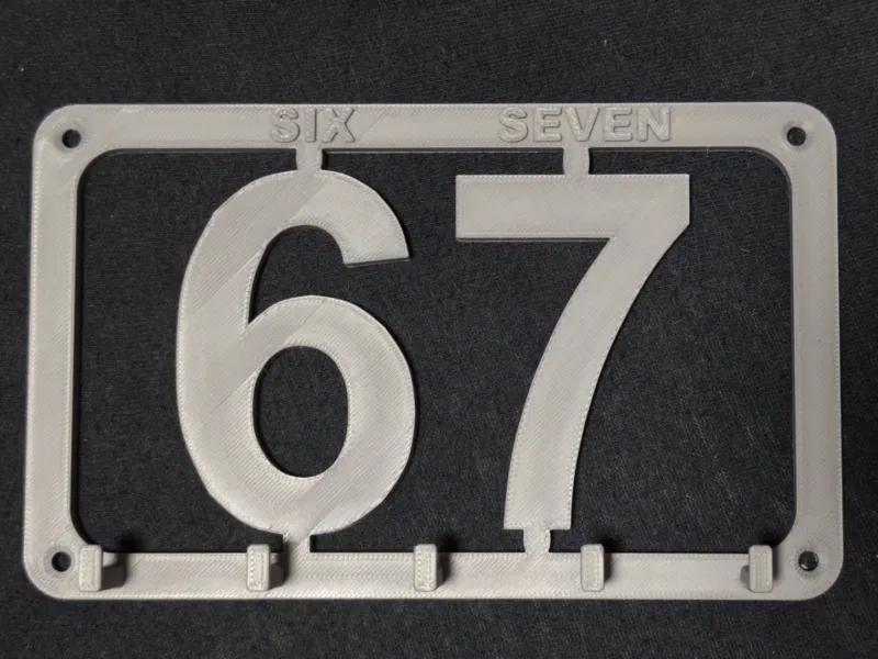 Six Seven Key rack 