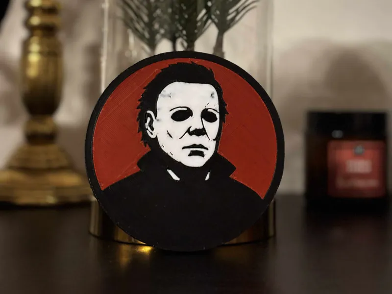 Michael Myers - Cup Coaster 10cm diam