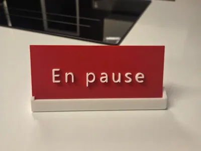 Desk Plaque