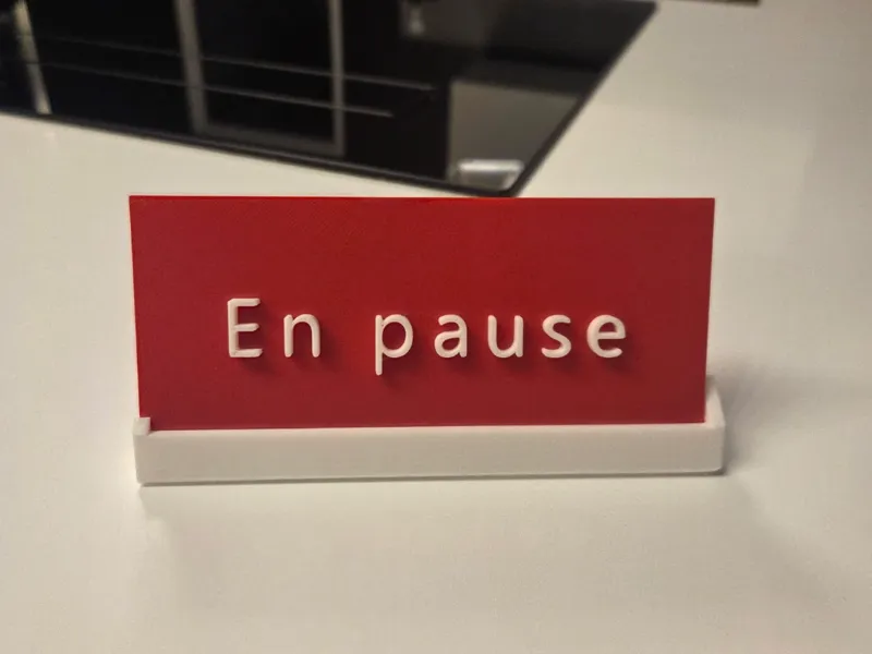 Plaque de Bureau