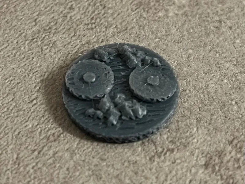 Kill team 2024 Land mine token - 20mm