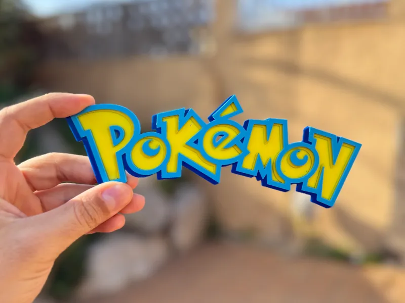 Pokémon 4 Color – Multicolor Layers + Keychain