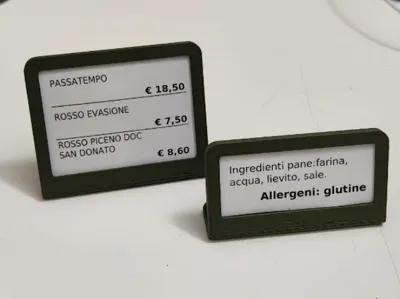 Parametric Label Holder