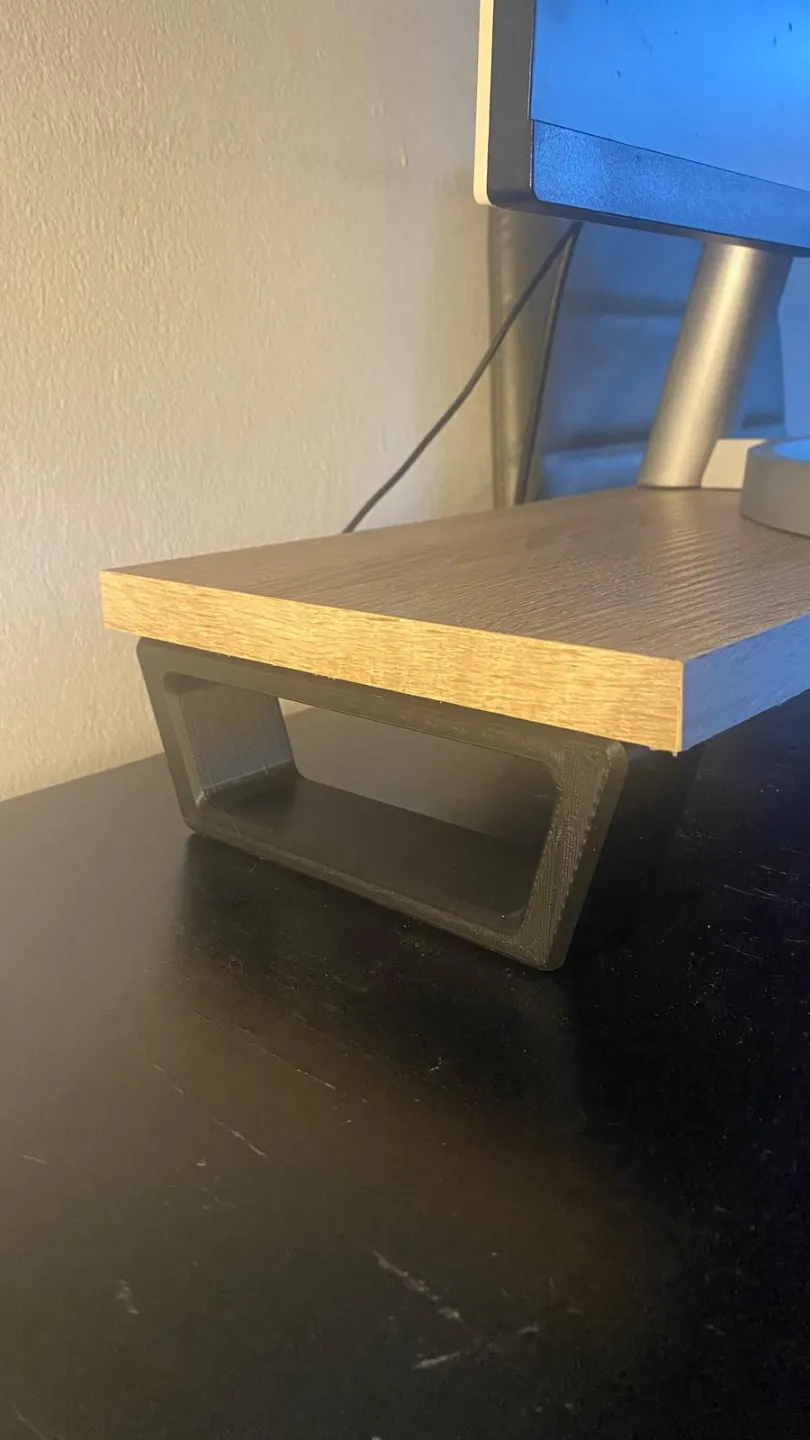 Stylish Monitor Risers Elegant Monitor Riser - Free 3D Print Model - MakerWorld