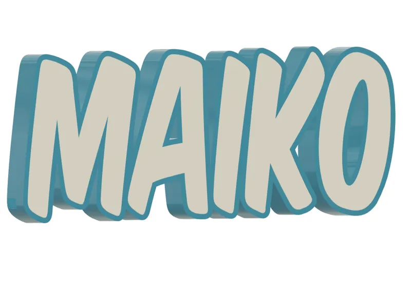 LED Namenslampe "Maiko"