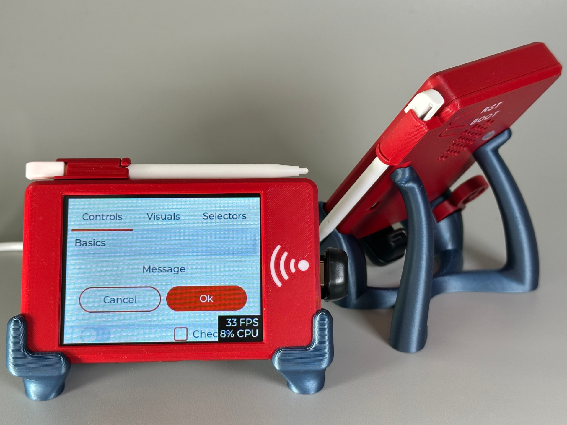 ESP32 CYD Case | Horiz/Vertical Stand | Snap-Fit