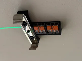 Wago connector mount for LED batten lights bars