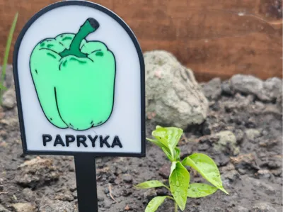 Plants label - PAPRYKA (PL) [PEPPER]
