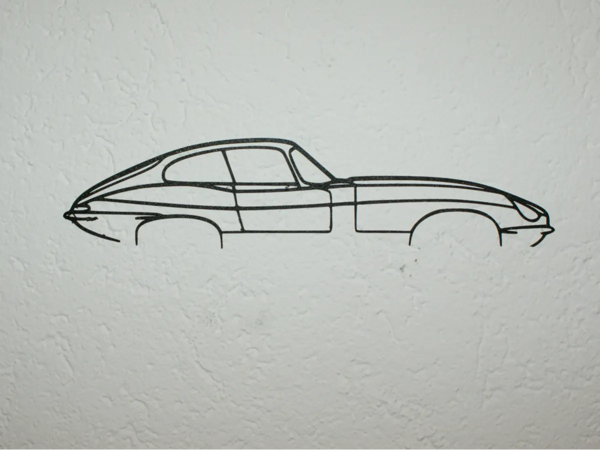 Silhouette murale voiture