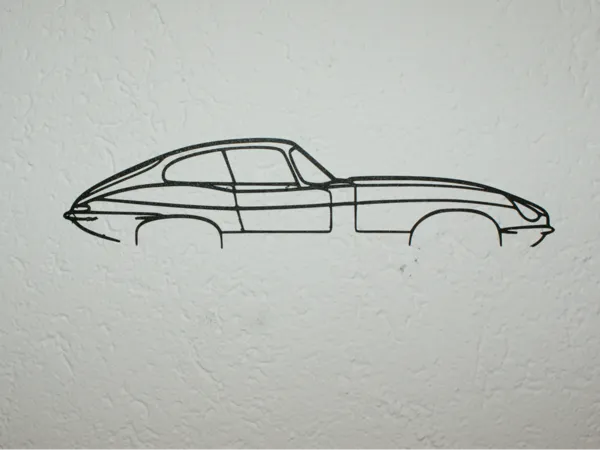 Silhouette murale voiture