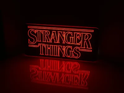 lightbox Stranger Things