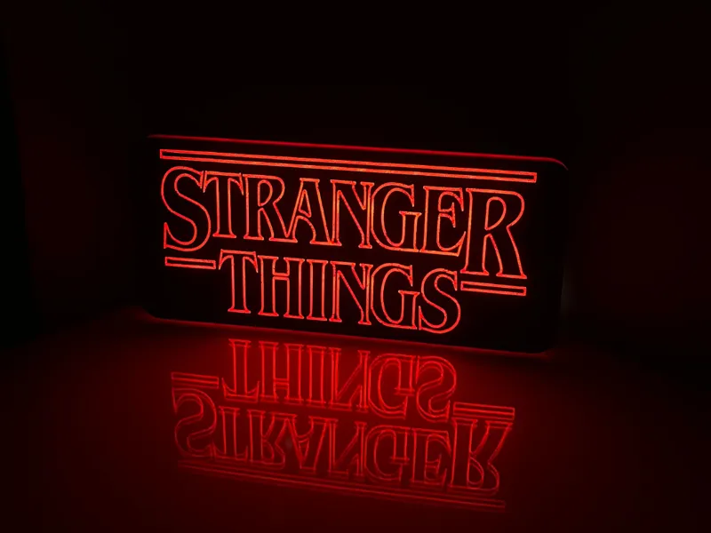 lightbox Stranger Things