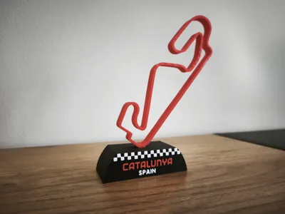 Catalunya Track Desk Trophy