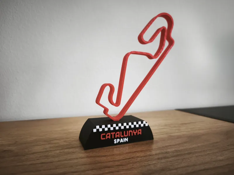 Catalunya Track Desk Trophy