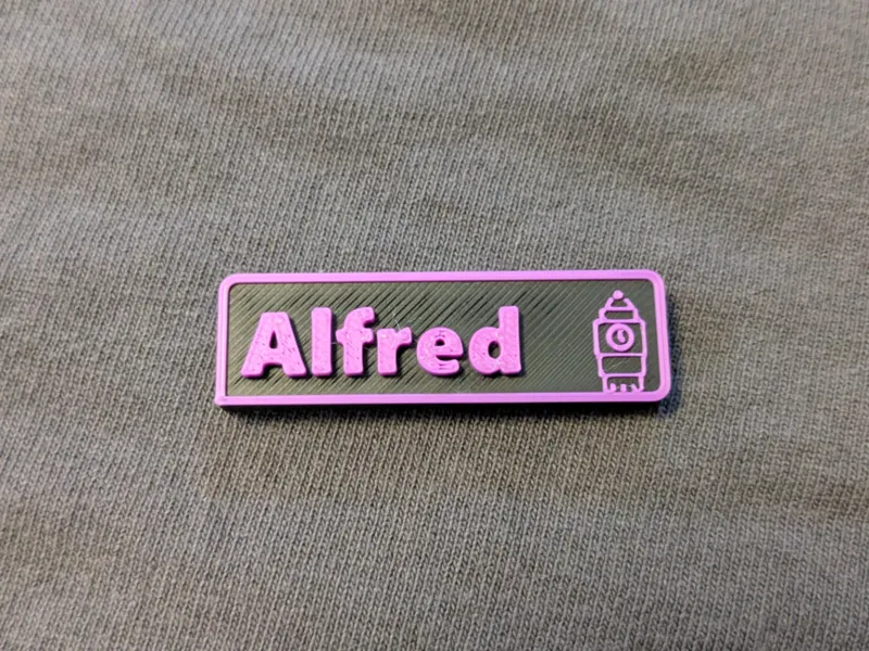 "Blood on the Clocktower" name tag (customizable)