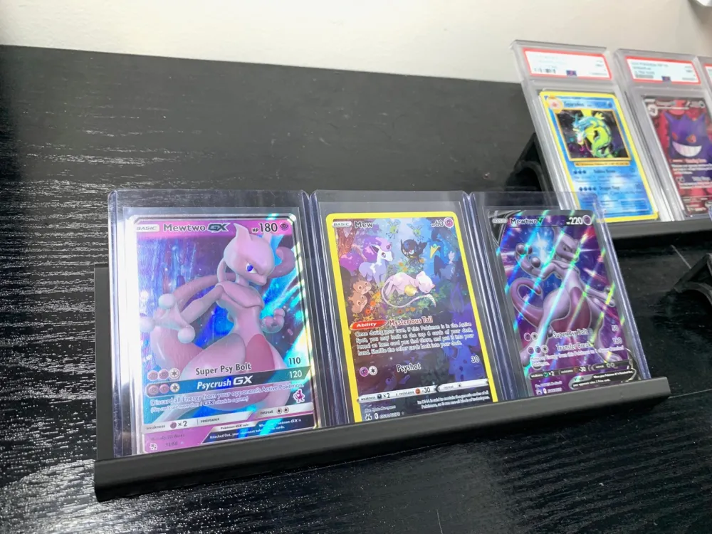 Pokemon Card Display Riser (Attachable!) - Free 3D Print Model - MakerWorld