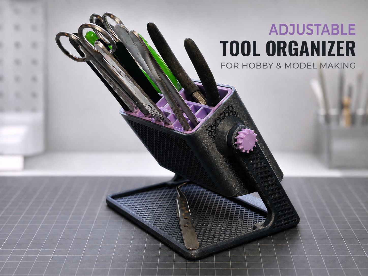 Adjustable Hobby Tool Organizer - 1