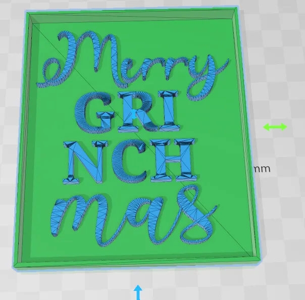 Merry Grinchmas Cookie Cutter