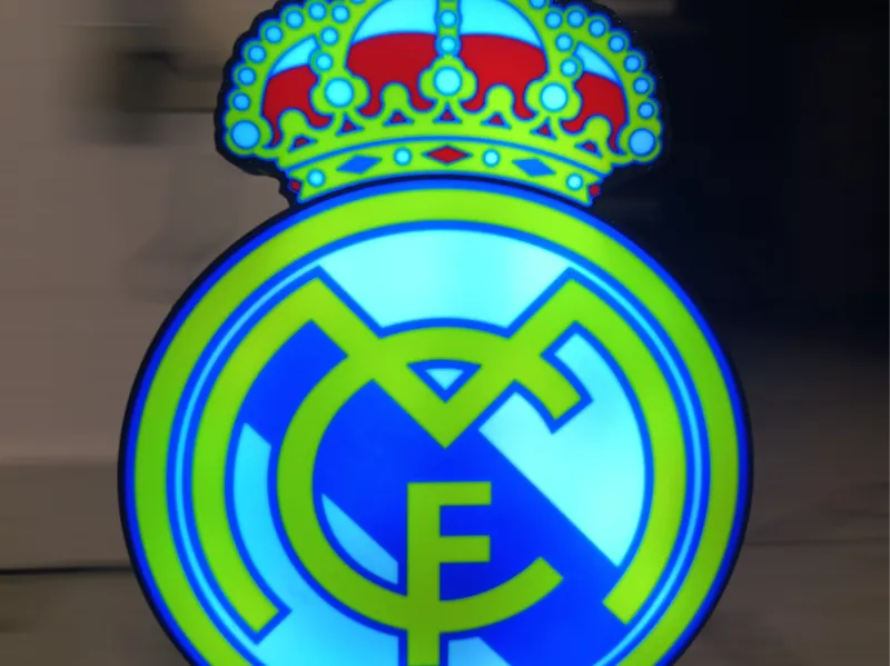 Real Madrid LED Lightbox