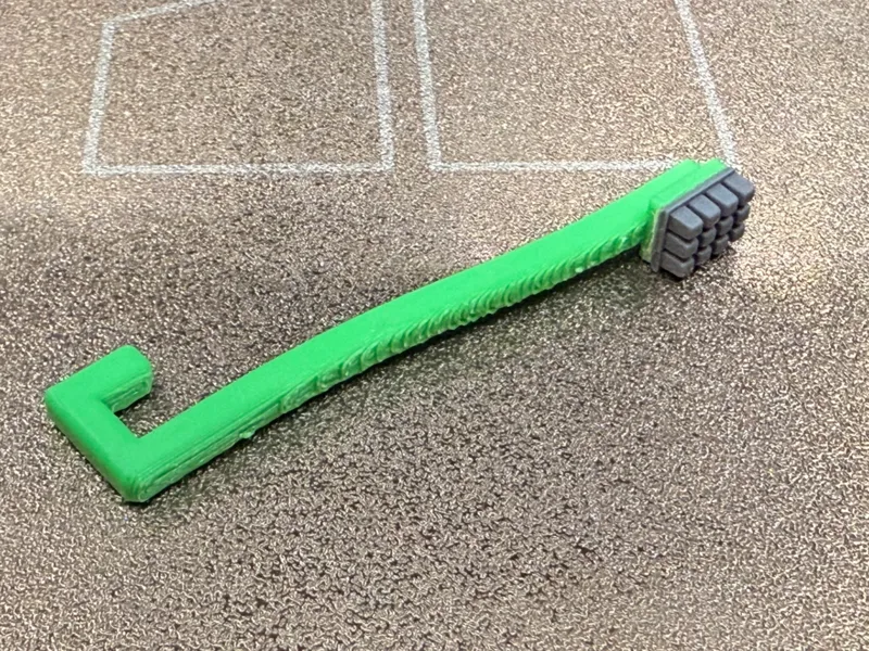 Wozzle - an A1 wiper enabled nozzle brush