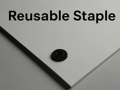 Two-Piece Reusable Staple