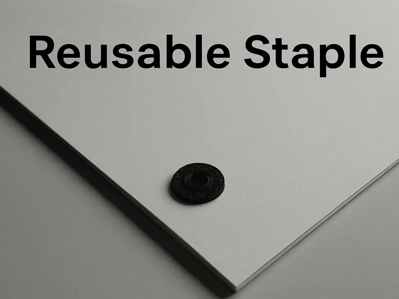 Two-Piece Reusable Staple