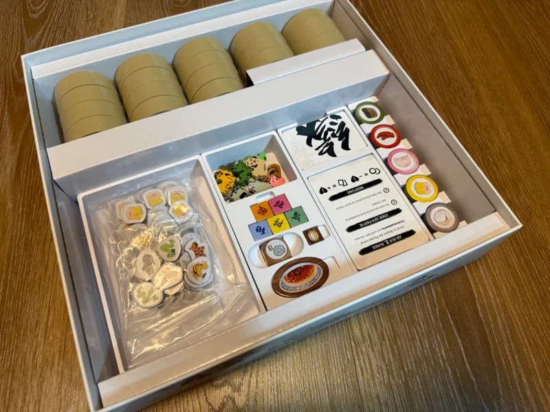 Steam Up - Dim Sum Boardgame Organizer Inlay