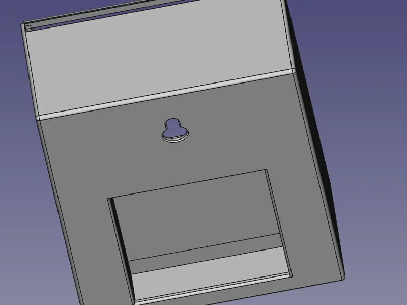 Lithophane Bildbox mit Batteriefach, Lithophanie