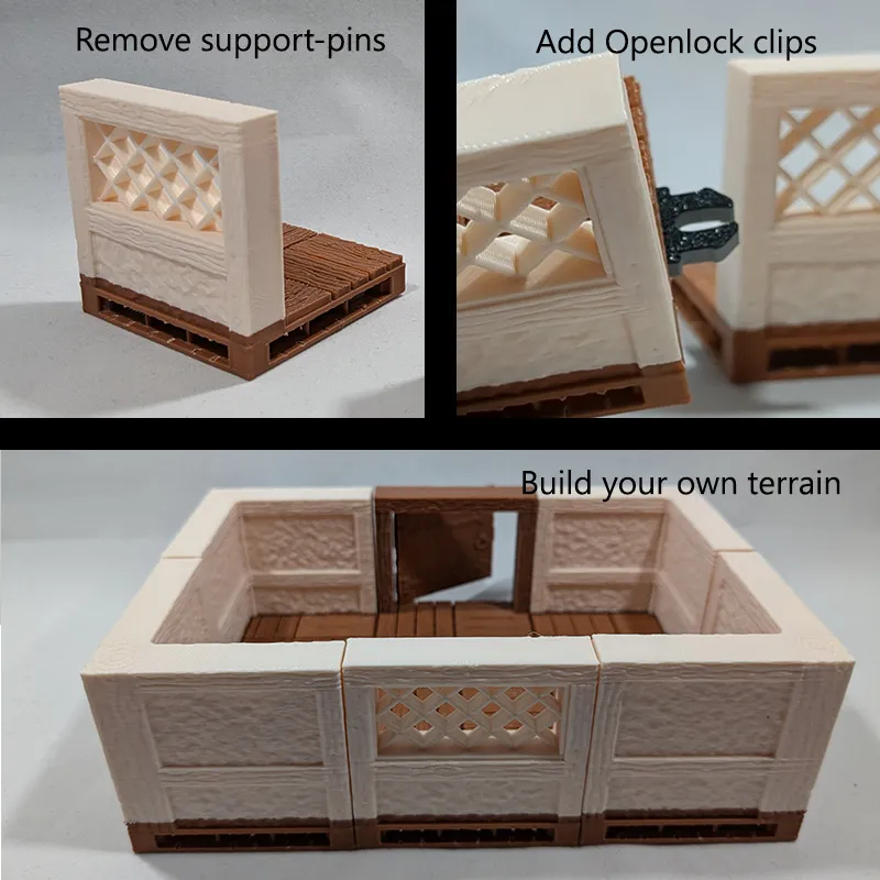 Town Wood Window (OpenLOCK system) Remixed by Together 3D MakerWorld ...